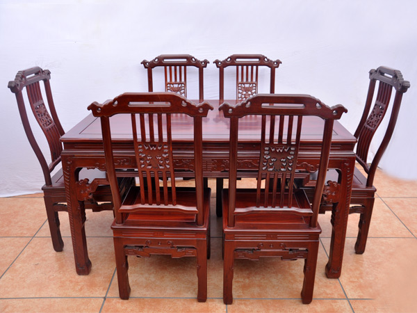 餐桌七件套(锦隆家具)